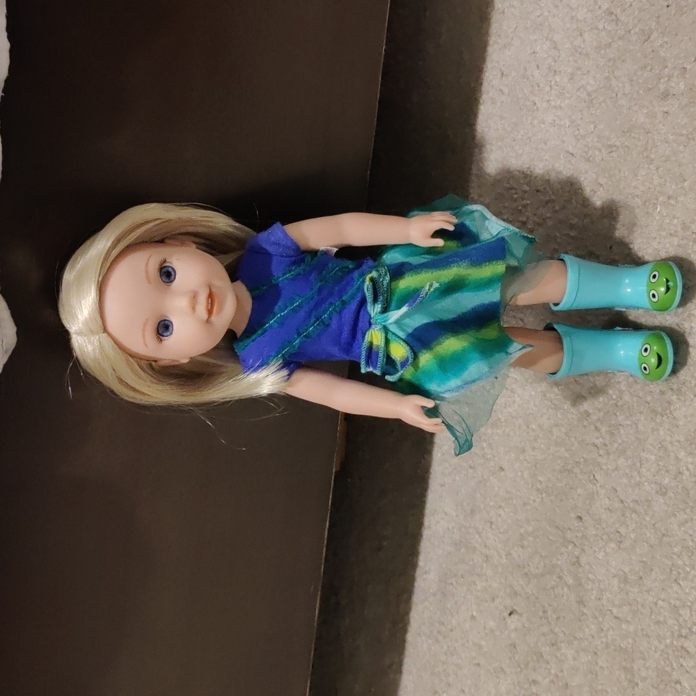 American Girl Camille Wellie Wisher Blonde Hair Blue Eye Doll w/Clothing Y2k,Twe